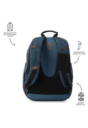 Morral Juvenil Porta PC 14" Rayol Azul