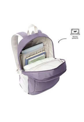 Morral Porta PC 14" Austtin Morado Mujer