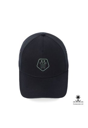Gorra Beisbolera Totto Plus 2.0 Con Filtro UV Negro