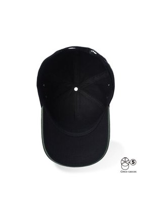 Gorra Beisbolera Totto Plus 2.0 Con Filtro UV Negro