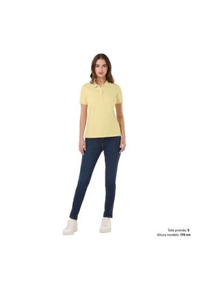 Camisa Polo Masara Para Mujer Amarilla