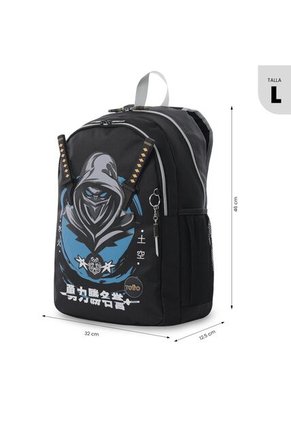 Morral Para Niño Hanzo Grande Negro