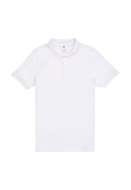 Camisa Polo Spencer Blanca Hombre