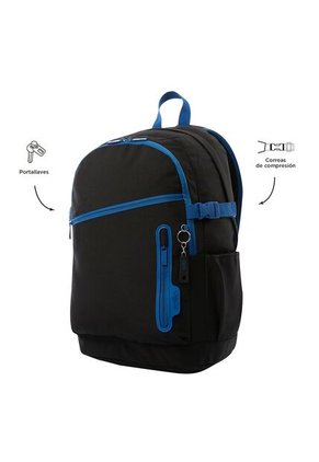 Morral Universitario Porta PC 16" Mina Negro Hombre