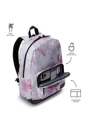 Morral Universitario Porta PC 14" Tocax Rosado Mujer