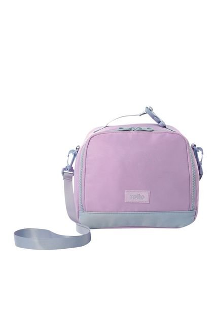 Lonchera Térmica Para Niña Cluw Grande Morada