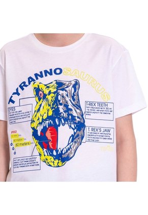 Camiseta Para Niño Proyecty Color Blanca