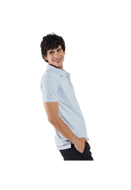 Camisa Polo Mormol Azul Hombre