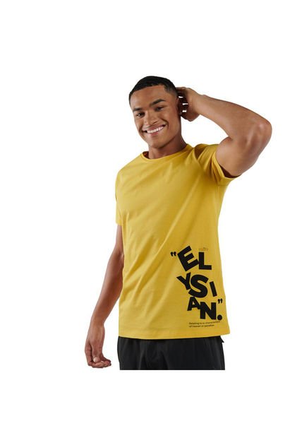 Camiseta Para Hombre Atena Amarilla