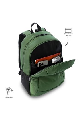Morral Ejecutivo Porta PC 14" Austtin Verde Hombre