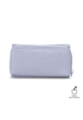 Billetera Para Mujer Texture Var Con RFID Blocker Morada