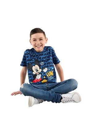 Camiseta Para Niño Mickey Fun Azul