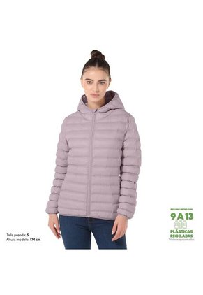 Chaqueta Acolchada Para Mujer Colorfull Pro Morada