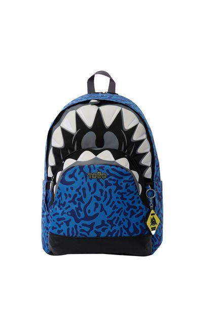 Morral Para Niño Sharky Grande Azul