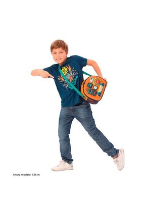 Lonchera Totto Para Niño Cohety Naranja