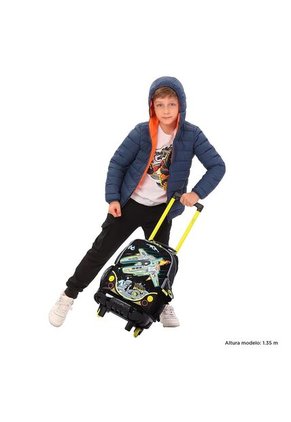 Morral Con Ruedas Niño Rue Bomper Spaceship M Negro