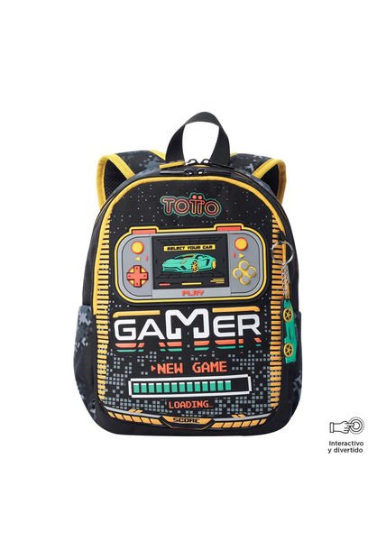 Morral Para Niño Best Game Pequeño Negro