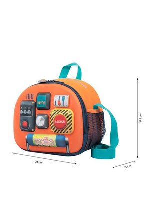 Lonchera Totto Para Niño Cohety Naranja