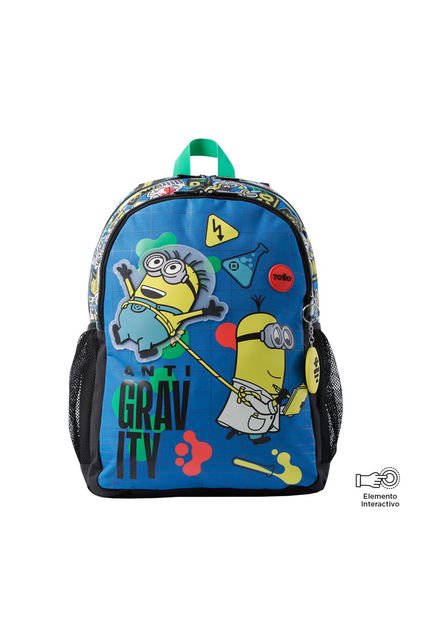 Morral Para Niño Minions Chemical L Azul