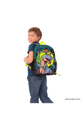 Morral Totto Para Niño Saurus M Verde