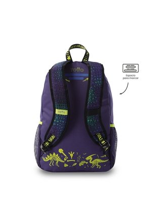 Morral Para Niño Dino Rock Grande Azula