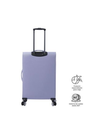 Maleta De Viaje Mediana 360 Liviana Morada