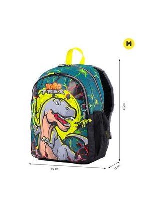 Morral Totto Para Niño Saurus M Verde