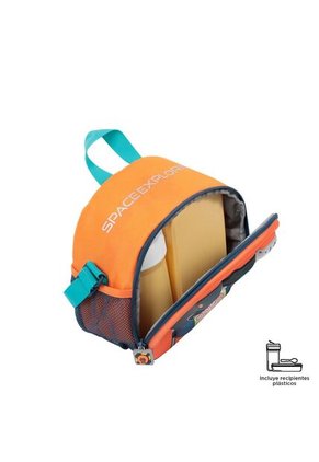 Lonchera Totto Para Niño Cohety Naranja