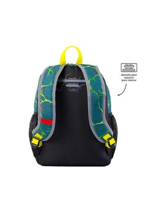 Morral Totto Para Niño Saurus M Verde