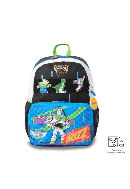 Morral Para Niño Toy Story Buzz Mediano Color Azul