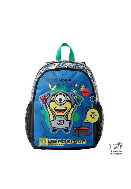 Morral Para Niño Minions Chemical M Azul