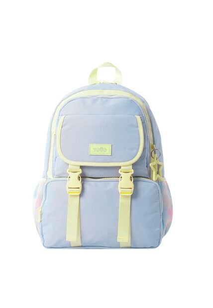 Morral Para Niña Cluw Mediano Azul/Amarillo
