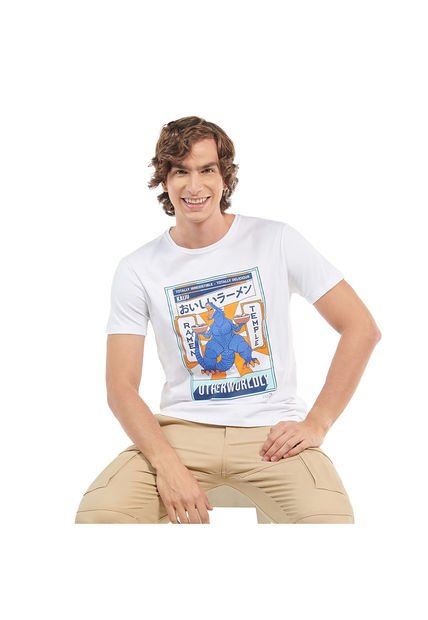 Camiseta Hombre Atena Blanca