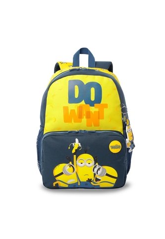 Morral Para Niño Banana Minions Mediano Color Azul Totto