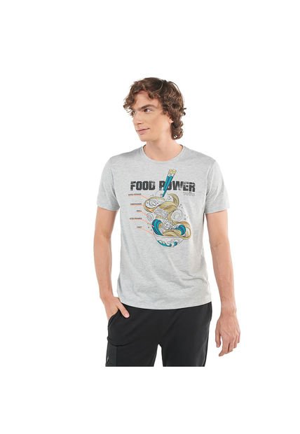 Camiseta Hombre Atena Gris