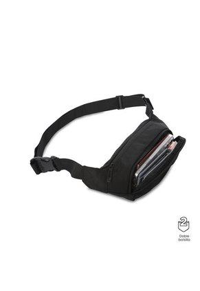 Riñonera Unisex Dragonar Nilo Grande Color Negra