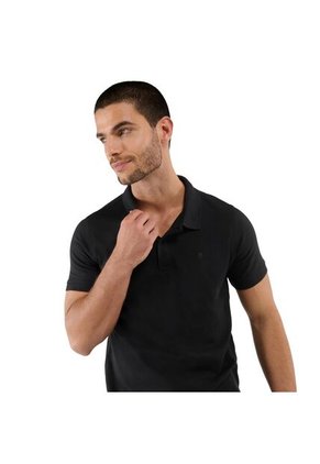Camisa Polo Spencer Negra Hombre