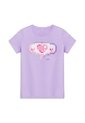 Camiseta Para Niña Proyect Color Morada de Totto
