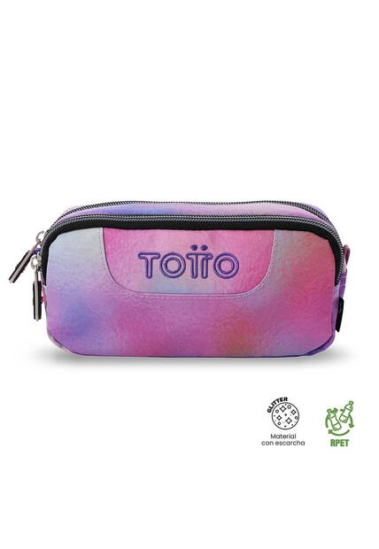 Cartuchera Multiuso Sobre Glitter Pequeña Rosada Mujer