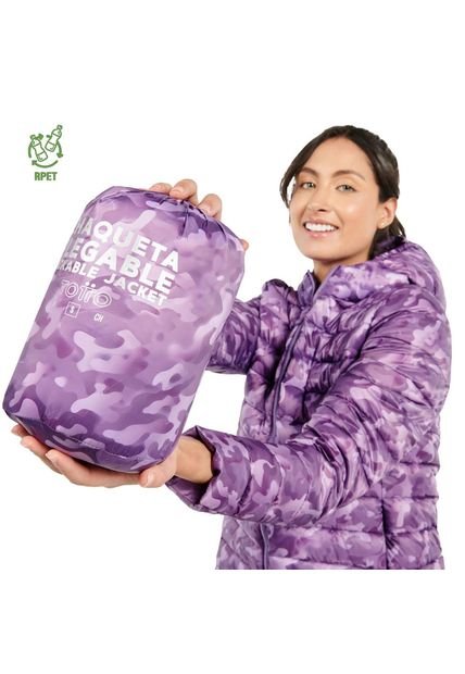 Chaqueta Colorfull Acolchada Para Mujer