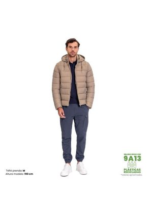Chaqueta Acolchada Para Hombre Atlantida 2 En 1 Beige