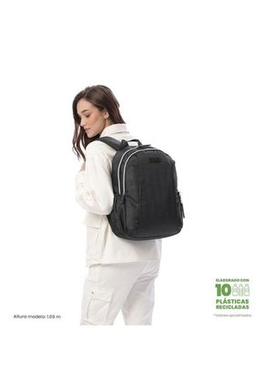 Morral Universitario Modena M3 Shiny Porta PC 14" Negro Mujer