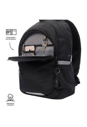 Morral Universitario Porta PC Y Tablet 14" Misisipi Negro Unisex