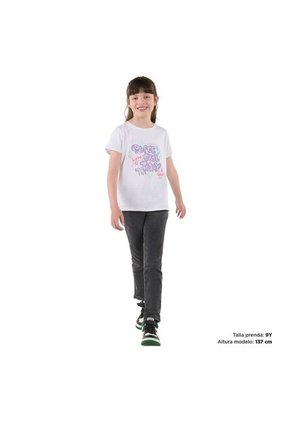 Camiseta Para Niña Salak 1 Blanca