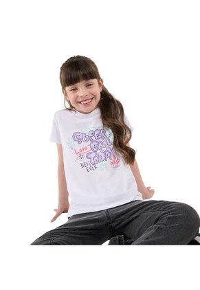Camiseta Para Niña Salak 1 Blanca