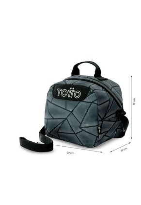 Lonchera Térmica Para Hombre Borrador Mediano Gris