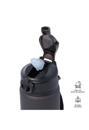 Botilito Deko 1 Litro Negro