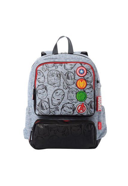 Morral Para Niño Super Avengers Mediano Gris