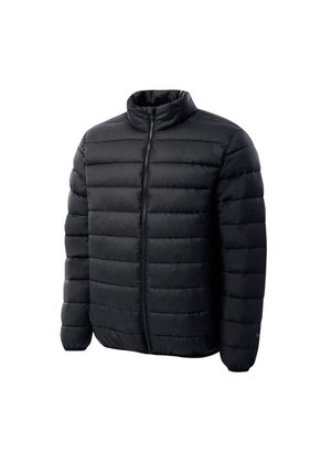 Chaqueta Acolchada Cuello Alto Coloro Negro Para Hombre