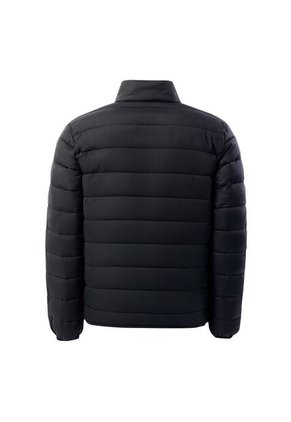 Chaqueta Acolchada Cuello Alto Coloro Negro Para Hombre
